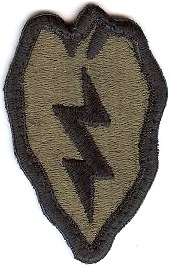 Нарукавный знак 25 пехотной дивизии СВ США
