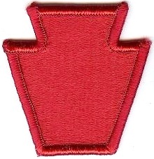 Нарукавный знак 28 пехотной дивизии СВ США