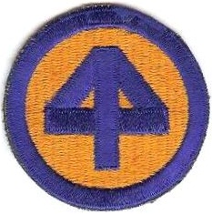 Нарукавный знак 44 пехотной дивизии СВ США