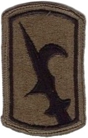 Нарукавный знак 67 пехотной бригады СВ США