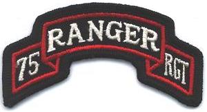 Нарукавный знак 75 полка рейнджеров СВ США