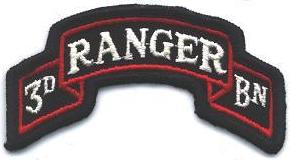 Нарукавный знак 3 батальона рейнджеров 75 полка рейнджеров СВ США