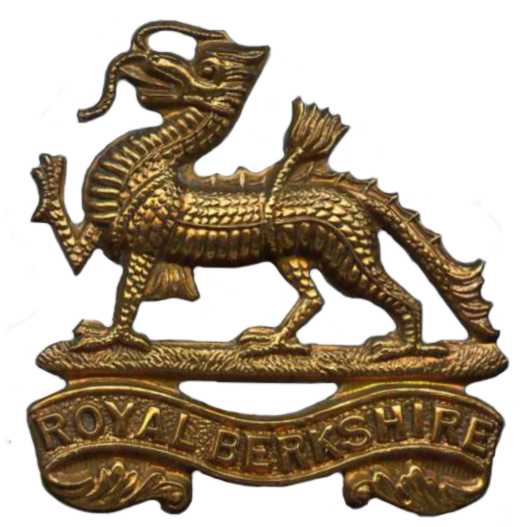 Кокарда знак на фуражку Королевского Беркширского пехотного полка