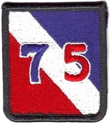 Нарукавный знак 75 пехотной дивизии СВ США