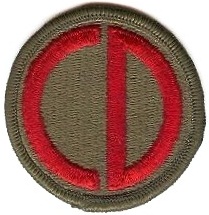 Нарукавный знак 85 пехотной дивизии СВ США