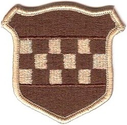 Нарукавный знак 99 пехотной дивизии СВ США