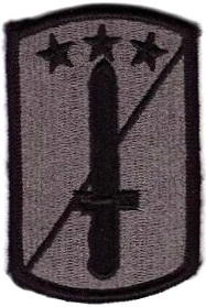 Нарукавный знак 170 пехотной бригады СВ США