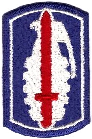 Нарукавный знак 191 пехотной бригады СВ США