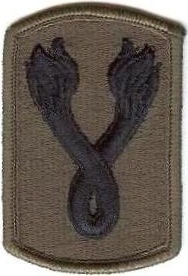 Нарукавный знак 196 пехотной бригады СВ США
