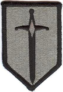 Нарукавный знак 1 бригады боевого обеспечения СВ США