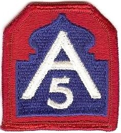 Нарукавный знак Северного командования СВ США (бывшая 5 армия СВ США)