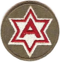 Нарукавный знак 6 армии СВ США