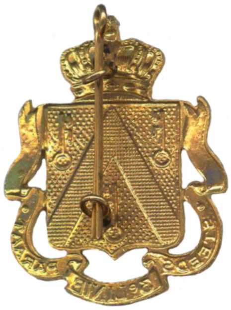 Кокарда знак 3-го пехотного линейного полка Королевских ВС Бельгии