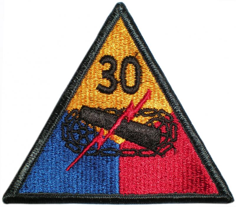 30 Armored Division Color Patch