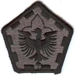 Нарукавный знак 555 инженерной бригады СВ США