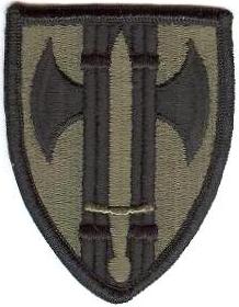 Нарукавный знак 18 бригады военной полиции СВ США