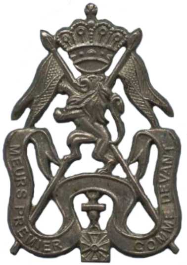 Кокарда знак 2-го уланского танкового полка Королевских ВС Бельгии