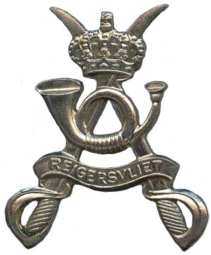 Кокарда знак 2-го полка кавалерийских стрелков Королевских ВС Бельгии
