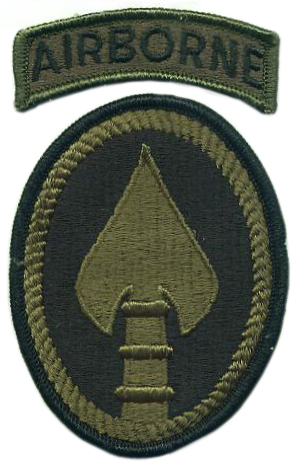 Нарукавный знак Командования Сил Специальных операций. Сухопутные войска США