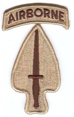 Нарукавный знак Командования Сил Специальных Операций СВ США