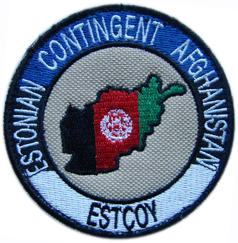 Нарукавний знак Естонського контингенту в Афганістані