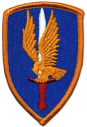 Нарукавный знак 1-й авиационной бригады. Сухопутные войска США