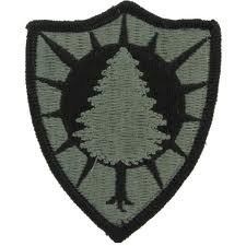 Нарукавный знак Национальной гвардии штата Мэн, СВ США