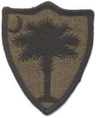 Нарукавный знак Объединенного штаба Национальной гвардии штата Южная Каролина, СВ США