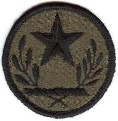 Нарукавный знак Объединенного штаба Национальной гвардии штата Техас, СВ США