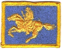 Нарукавный знак Национальной гвардии штата Вайоминг, СВ США