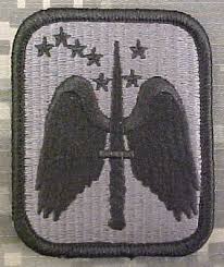 Нарукавный знак 16 бригады армейской авиации СВ США
