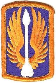 Нарукавный знак 18 бригады армейской авиации СВ США