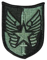 Нарукавный знак 20 бригады армейской авиации СВ США