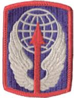Нарукавный знак 166 бригады армейской авиации СВ США
