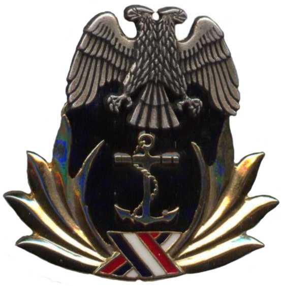 Кокарда знак на фуражку унтерофицерского состава ВМС СРЮ и СиЧ (2000-2007)