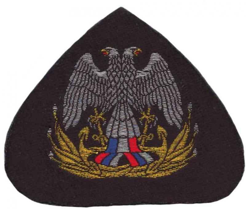 Кокарда знак на кепи офицерского состава ВМС СРЮ (1992-2003)