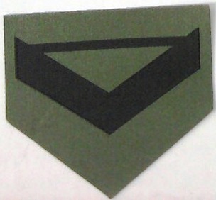 BDU rank insignia for Private Second Class