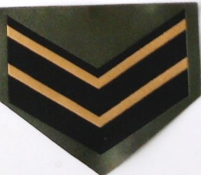 BDU rank insignia for Sergeant