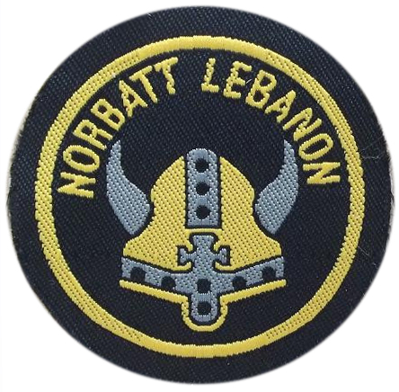 Нарукавный знак Норвежского миротворческого батальона в Ливане