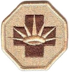Нарукавный знак 8 медицинской бригады СВ США