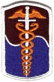 Нарукавный знак 65 медицинской бригады СВ США