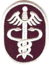 Нарукавный знак медицинского командования СВ США