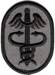 Нарукавный знак медицинского командования СВ США