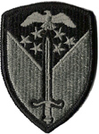 Нарукавный знак 406-й бригады службы материально-технического обеспечения СВ США