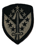 Нарукавный знак 410-й бригады службы материально-технического обеспечения СВ США