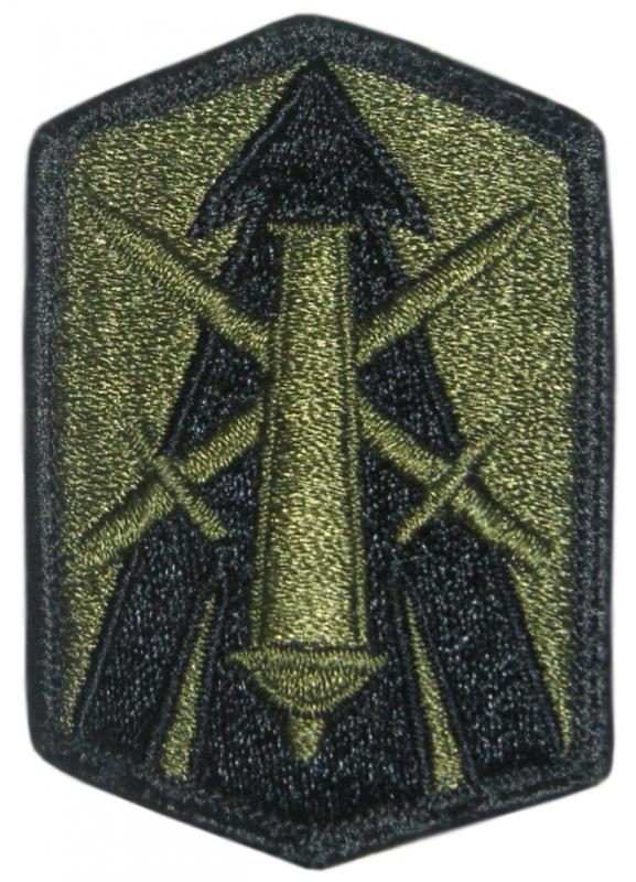 214th Fires Brigade Subdued Patch. US Army