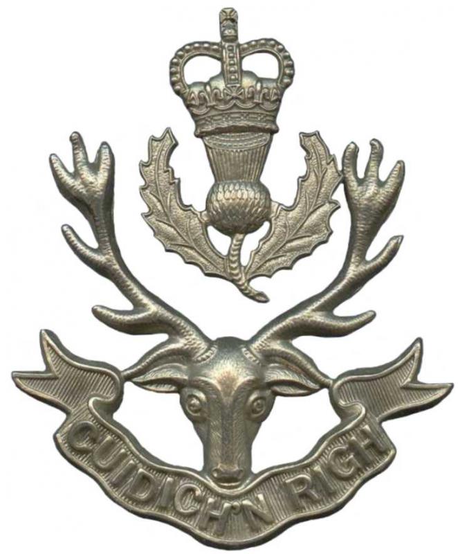 Кокарда знак на гленгерри Горского полка