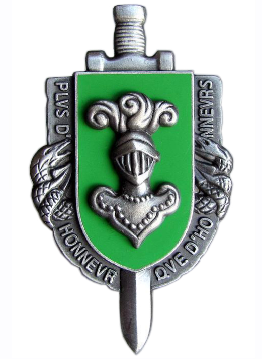3rd Division Crusader Beret Badge of French Army