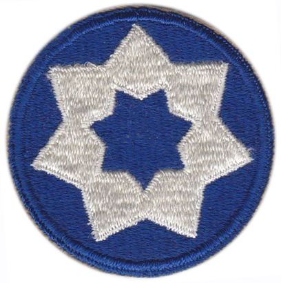 7 Corps Area Service Command Patch