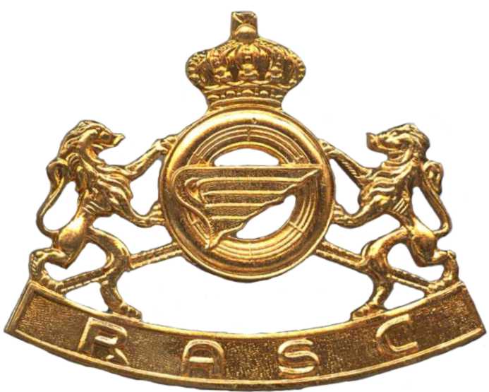 Кокарда знак армейского служебного корпуса (RASC) Королевских ВС Бельгии